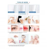 private label travel size all natural eye makeup remover wipes