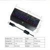 Private Label Usb Wired Ergonomic Metal 104Keys RGB Gaming Mechanical Keyboard