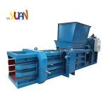 Processing Compactor Waste Recycling scrap baler horizontal pet plastic bottles baler machine