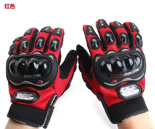 Professional Custom Protective Black Pro Biker Gloves High Quality Leather Motorcycle Gloves