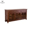 Professional manufacturer solid wood dining room side cabinet/ dining room sideboard