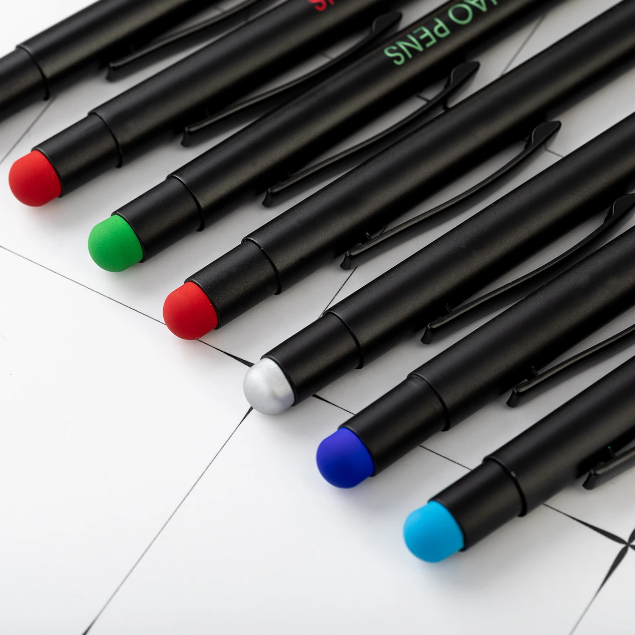 Promotional ballpoint pen with custom logo advertising personalized twist metal ball pen