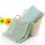 Promotional 100% bamboo fibre bath colored beach towel