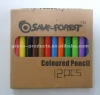 promotional recycled color pencil 12pcs stationery sets in box
