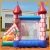Import PVC outdoor playground inflatable castle with slide for sale from China