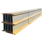 Q235 ASTM A36 Steel Structure welding h beam sizes and universal beam price
