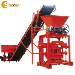 QTJ4-35 semi automatic cement block moulding machine price in Fiji