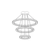 Quality Assurance New Type Clear K9 Crystal Glass Chandelier
