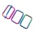 Import Rainbow Color Handmade Bag Sewing Accessories Hardware Rectangle Ring Slider from China