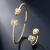 Import RAKOL S3046 Women Luxury Cubic Zirconia Adjustable Ring Bridal Jewelry Set for Wedding Dinner from China