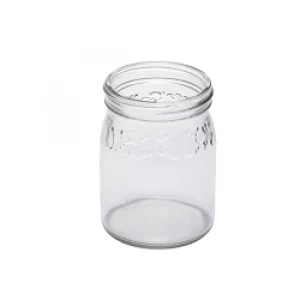 Rapid Shipping low price jam jar glass food bottle 210ml fruit honey juice sauce glass bottle