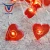 Import Red Heart Shaped Silver Wire LED Fairy String Lights Battery Operated Home Wedding Party Decoration from China