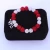 Import Red White 10mm round diamond crystal disco bracelet greek letter 1913 DELTA SIGMA THETA sorority bracelets from China