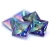 Import Redleaf Jewelry Rhinestone Stone Synthetic Diamond Gems Rainbow Square Cristal Glass Crystal Synthetic (lab Created) Square Cut from China