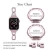 Import Replacement Lady&#39;s luxury Metal watchband watch Bracelet band For Apple Watch Band series from China