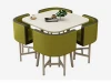 restaurant round dining tables and chairs fashion wrought iron table design cafe shop furniture