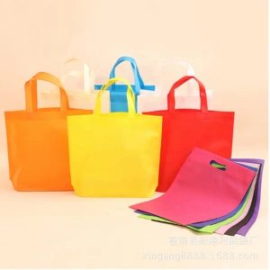 Reusable Textile Portable Customized Recyclable Advertising Gift Clothing Shopping Packaging Non Woven Fabric Bag