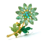 Rinhoo 2018 new arrivals jewellery rhinestone brooch pin flower brooches women for wedding dresses