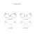 Import Round Clear Lens Eye Frame Glasses Eyeglasses Frames for Man Women Optical Myopia from China