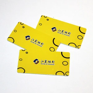 Round shape Plastic PVC card with 3mm holes