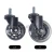 Import Rounya 2.5&quot; office chair caster with PU rollerblade 3&quot; office chair caster wheels stem 11x22 from China
