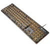 Russian Silicone Keyboard Wired Waterproof Keyboard for Laptop/Desktop/PC(White/Black/Pink)