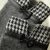 Import S4288 fashion women ladies winter embroidery mobile touchscreen fur mittens warm 100% wool cashmere gloves with houndstooth trim from China