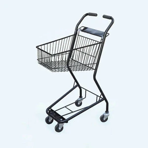 Sale chengfeng Supermarket double shopping trolley basket cart
