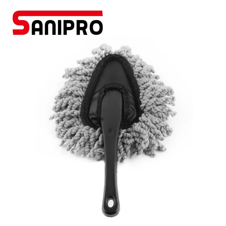 Sanipro Car Cleaning Tool Mini Microfiber Multipurpose Duster Pollen Removing Interior Use Ultimate Car Duster