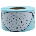 Self-adhesive permanent golf training impact tape label golf training aids