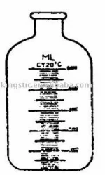 SERUM BOTTLE lab glassware