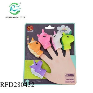 Set Of 5 Plastic Fairy horse Finger Puppet