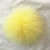 Import SF0351 fox fur ball pompom/ 100% real Fox Pom Pom Fur for hat from China
