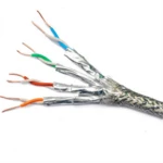 SFTP 10Gigabit Cat7 4P8C LSZH Jacket Pure Copper or CCA Material 0.59mm  Lan Cable