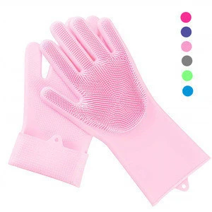 SHQN QINUO Thick Heat-Resistent Wholesale Reusable Magic oven mitts silicone dish wash glove