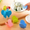 Silicone Clamp Clip Heat Proof Holder Insulating Clamps For Kitchen