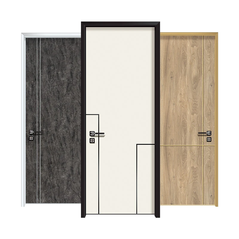 Simple Design Wood Interior Wooden Door Design
