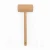 Import Simple Manual Beech Wooden Meat Tenderizer Hammer Crab Mallet With Handle Portable Kitchen Tool Cooking Accessories from China