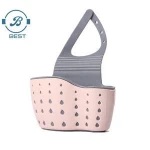 Sink Shelf Soap Sponge Drain Rack Plastic Storage Basket Bag Faucet Holder Adjustable Bathroom Holder Sink Kitchen Accessories