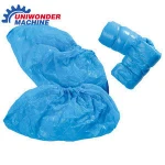 skid resistance house/hotel/hospital/supermarket used disposable waterproof shoes cover making machine