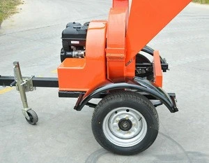 small Garden disk wood chipping machine with sharp blades gasoline wood chipper for sale