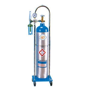 small medical oxygen gas cylinder