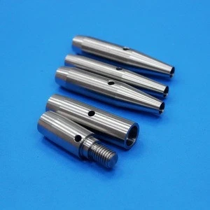 Small stainless steel metal turned machine parts customized on 3d drawings