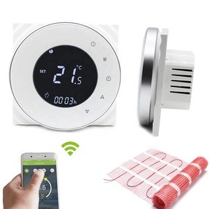 Smart home controller system google  Alexa Voice Control Smart wifi thermostat for floor heat