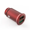 Smart Qualcomm Certificated 2 Port QC 3.0 USB car charger adapter