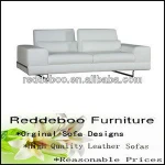 Sofa furniture half leather three seater office sofa