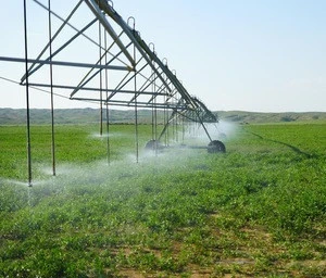 Solar panel energy water saving center pivot agricultural sprinkler farm irrigation system