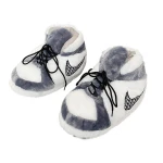 SoleSlip Jordan Alike Sneaker Slippers Men and Women Home Plush Sneaker slippers AJ yeezy Sneakers Slipper
