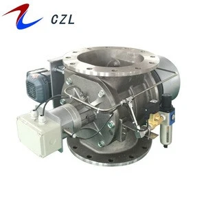 Solid Material  Rotary Valve In Pneumatic Conveying System Powder  Discharge Valve Airlock
