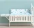 Import Solid wood mini crib sized for urban living spaces convertible crib baby bed in turkey for kids crib set from China